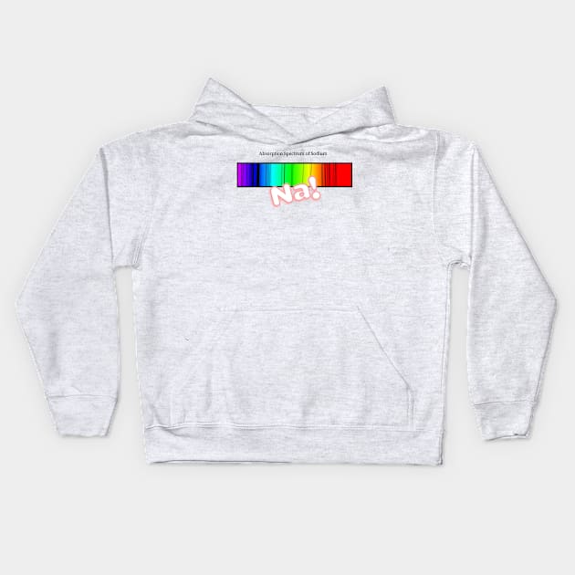 Asbsoption Spectrum of Sodium Kids Hoodie by Javisolarte